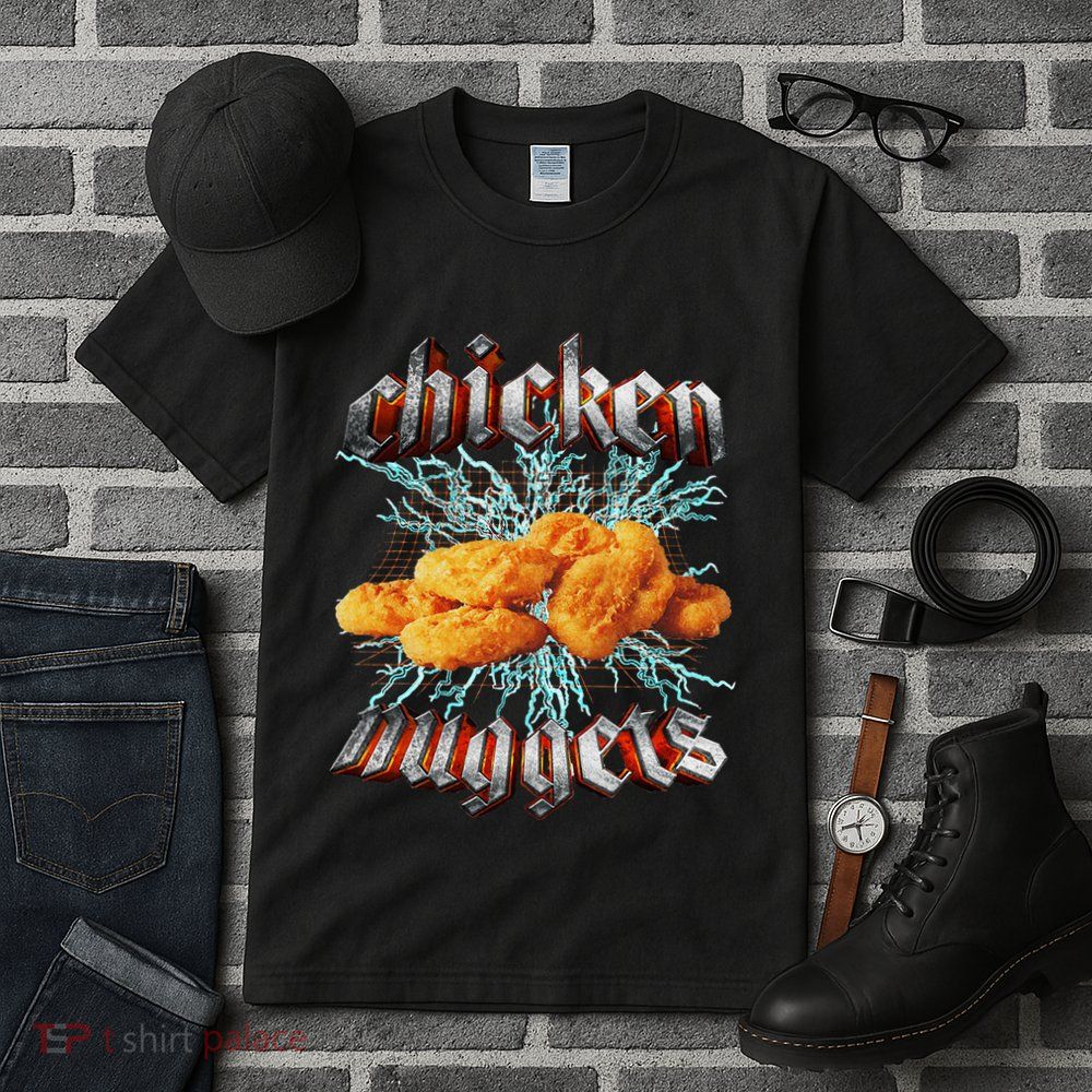 Chicken Nuggets Heavy Metal Hardcore Music Tall T-Shirt