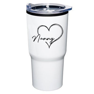 Cute Nanny Heart Funny Love You Nanny MotherS Day Gift Tumbler
