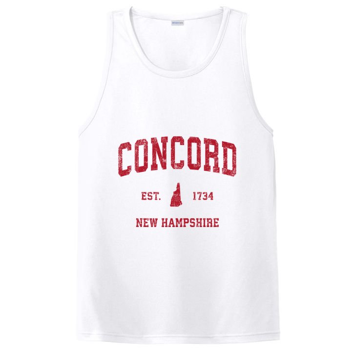 Concord New Hampshire Nh Vintage Sports PosiCharge Competitor Tank