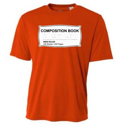 Composition Notebook Halloween Costume Couples Fancy Dress Cooling Performance Crew T-Shirt