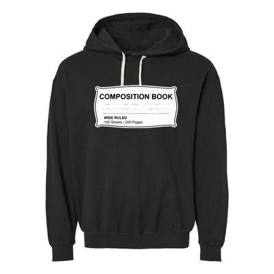 Composition Notebook Halloween Costume Couples Fancy Dress Garment-Dyed Fleece Hoodie