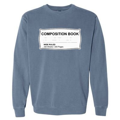 Composition Notebook Halloween Costume Couples Fancy Dress Garment-Dyed Sweatshirt