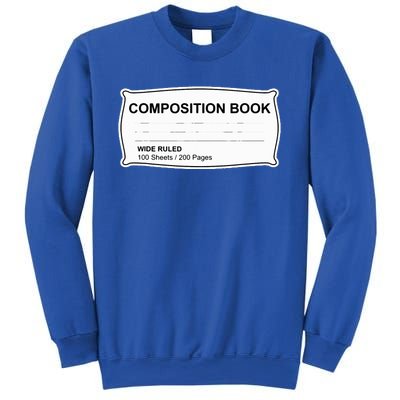 Composition Notebook Halloween Costume Couples Fancy Dress Sweatshirt