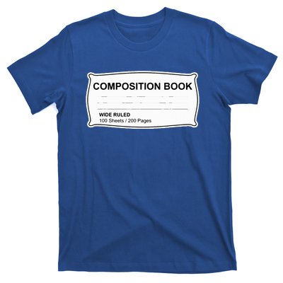 Composition Notebook Halloween Costume Couples Fancy Dress T-Shirt