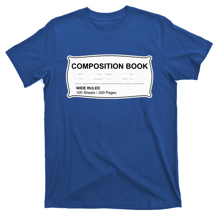 Composition Notebook Halloween Costume Couples Fancy Dress T-Shirt