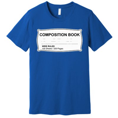 Composition Notebook Halloween Costume Couples Fancy Dress Premium T-Shirt