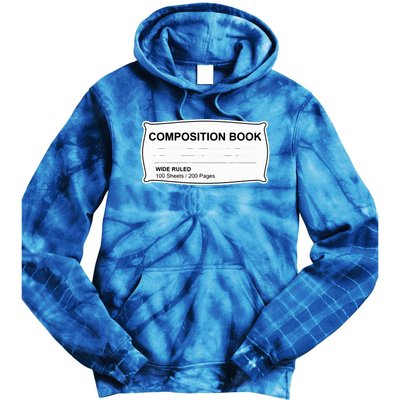 Composition Notebook Halloween Costume Couples Fancy Dress Tie Dye Hoodie