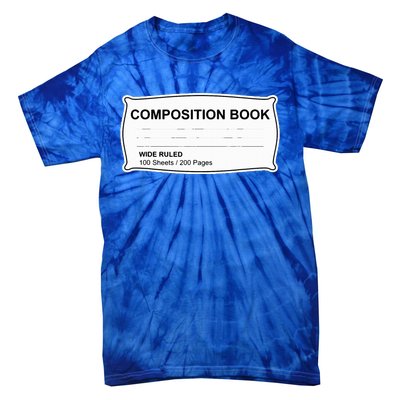 Composition Notebook Halloween Costume Couples Fancy Dress Tie-Dye T-Shirt