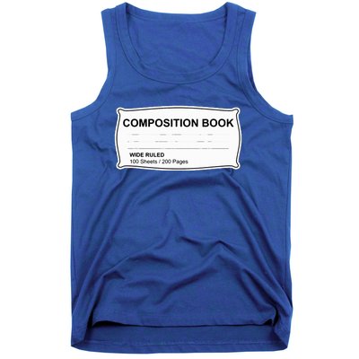 Composition Notebook Halloween Costume Couples Fancy Dress Tank Top