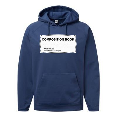 Composition Notebook Halloween Costume Couples Fancy Dress Performance Fleece Hoodie