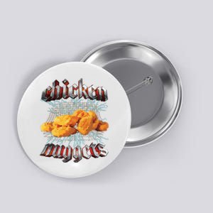 Chicken Nuggets Heavy Metal Hardcore Music Button