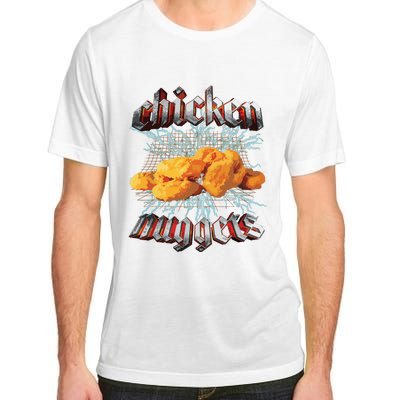 Chicken Nuggets Heavy Metal Hardcore Music Adult ChromaSoft Performance T-Shirt