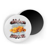 Chicken Nuggets Heavy Metal Hardcore Music Magnet