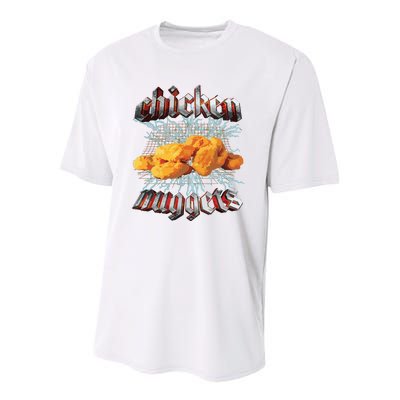 Chicken Nuggets Heavy Metal Hardcore Music Youth Performance Sprint T-Shirt