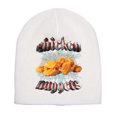 Chicken Nuggets Heavy Metal Hardcore Music Short Acrylic Beanie