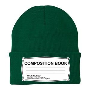 Composition Notebook Halloween Costume Couples Fancy Dress Knit Cap Winter Beanie