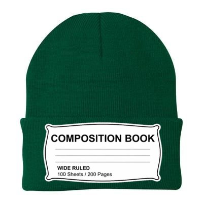 Composition Notebook Halloween Costume Couples Fancy Dress Knit Cap Winter Beanie