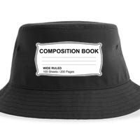 Composition Notebook Halloween Costume Couples Fancy Dress Sustainable Bucket Hat