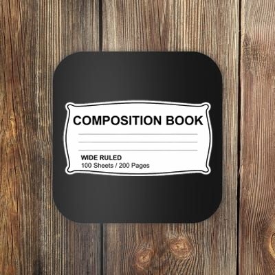 Composition Notebook Halloween Costume Couples Fancy Dress Coaster