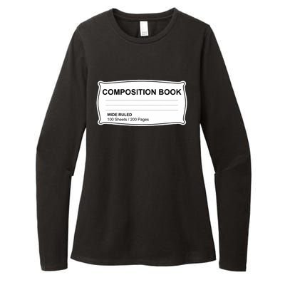 Composition Notebook Halloween Costume Couples Fancy Dress Womens CVC Long Sleeve Shirt