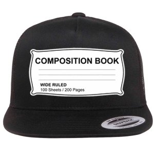 Composition Notebook Halloween Costume Couples Fancy Dress Flat Bill Trucker Hat