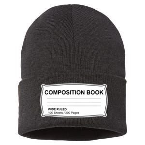 Composition Notebook Halloween Costume Couples Fancy Dress Sustainable Knit Beanie