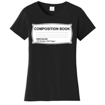 Composition Notebook Halloween Costume Couples Fancy Dress Women's T-Shirt