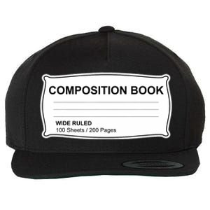 Composition Notebook Halloween Costume Couples Fancy Dress Wool Snapback Cap