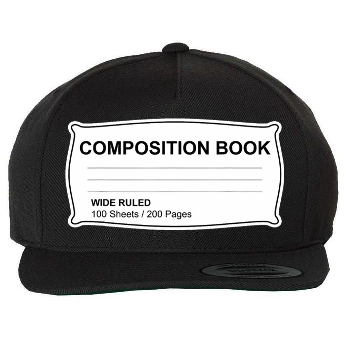 Composition Notebook Halloween Costume Couples Fancy Dress Wool Snapback Cap