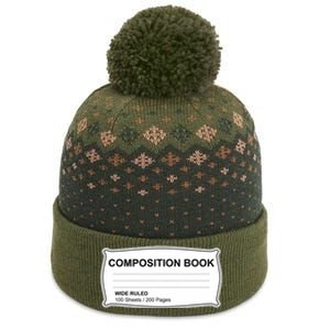 Composition Notebook Halloween Costume Couples Fancy Dress The Baniff Cuffed Pom Beanie