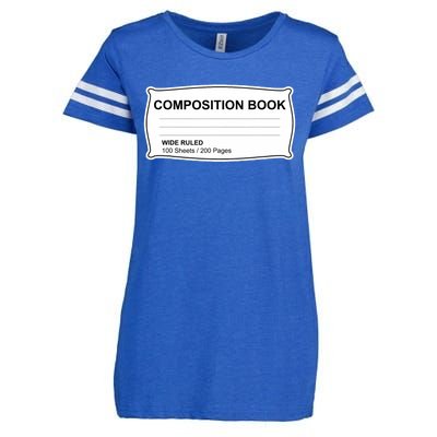 Composition Notebook Halloween Costume Couples Fancy Dress Enza Ladies Jersey Football T-Shirt