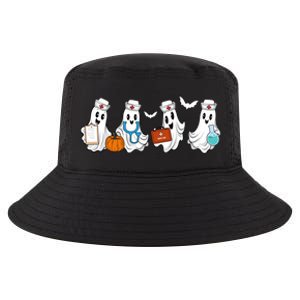 Cute Nurse Halloween Ghost Cool Comfort Performance Bucket Hat