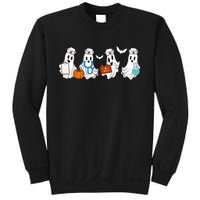 Cute Nurse Halloween Ghost Sweatshirt