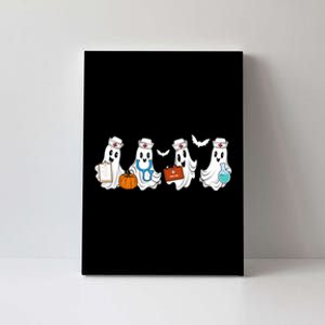 Cute Nurse Halloween Ghost Canvas