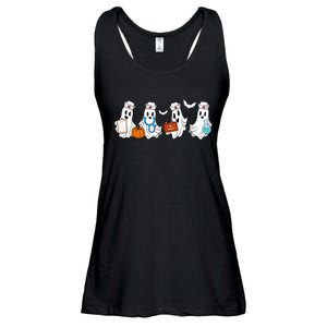 Cute Nurse Halloween Ghost Ladies Essential Flowy Tank