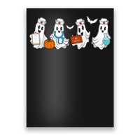 Cute Nurse Halloween Ghost Poster