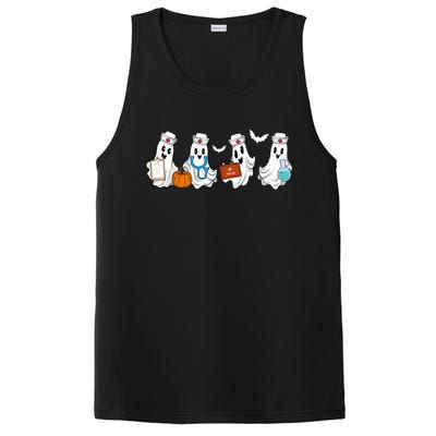 Cute Nurse Halloween Ghost PosiCharge Competitor Tank