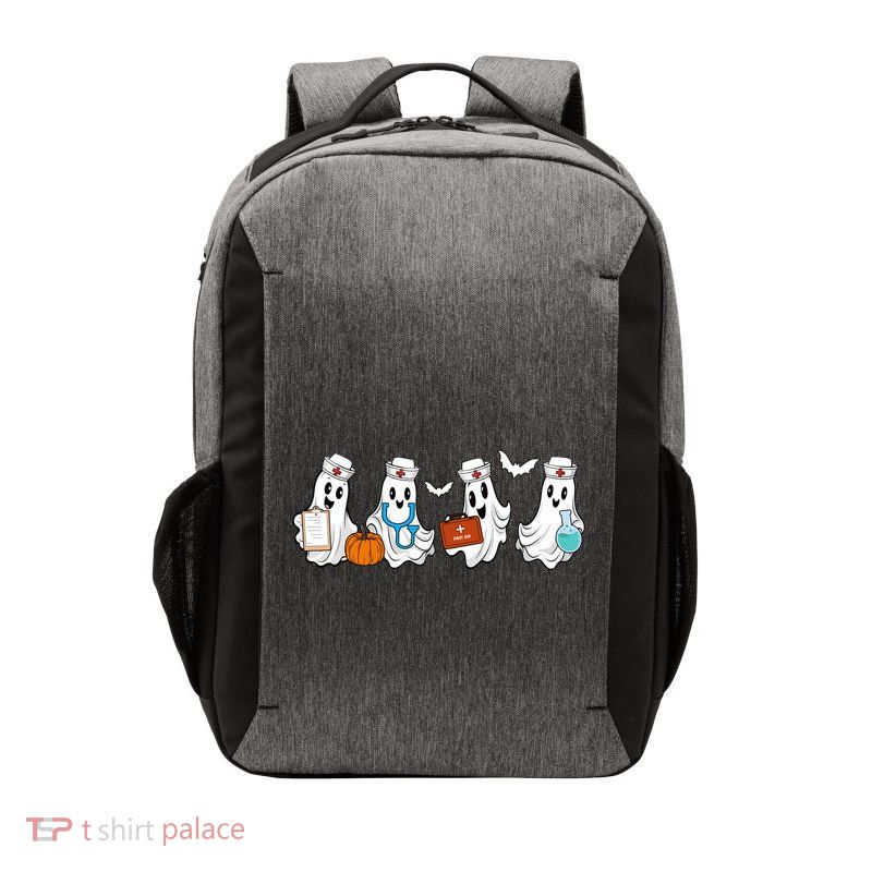 Cute Nurse Halloween Ghost Vector Backpack