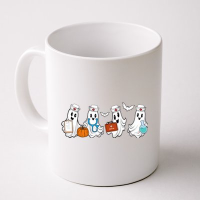 Cute Nurse Halloween Ghost Coffee Mug