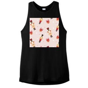 Christmas Nutcracker Holiday Ladies PosiCharge Tri-Blend Wicking Tank