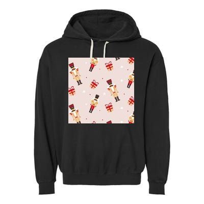 Christmas Nutcracker Holiday Garment-Dyed Fleece Hoodie
