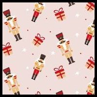 Christmas Nutcracker Holiday Button