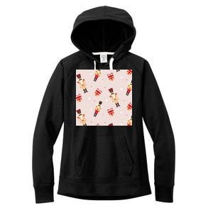 Christmas Nutcracker Holiday Women's Fleece Hoodie