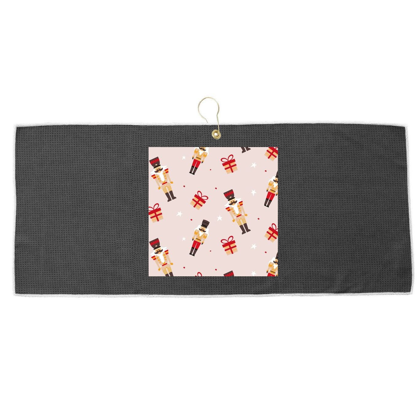 Christmas Nutcracker Holiday Large Microfiber Waffle Golf Towel
