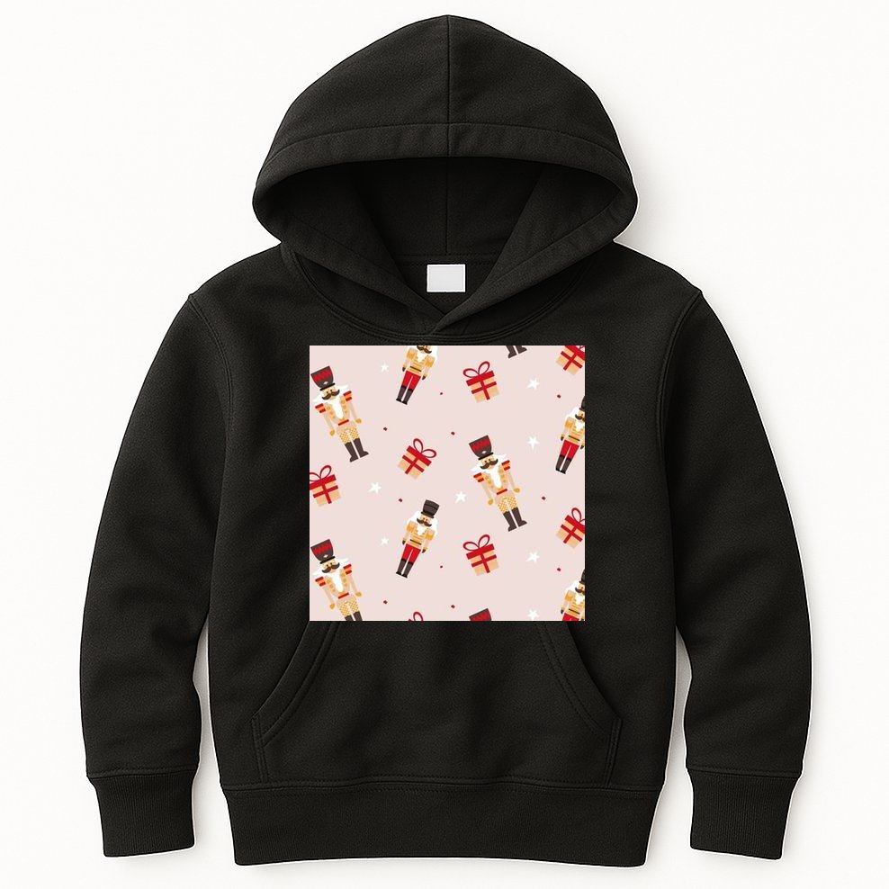 Christmas Nutcracker Holiday Kids Hoodie