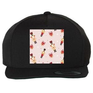 Christmas Nutcracker Holiday Wool Snapback Cap