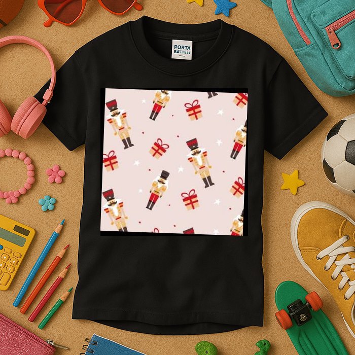 Christmas Nutcracker Holiday Kids T-Shirt