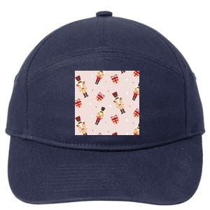 Christmas Nutcracker Holiday 7-Panel Snapback Hat