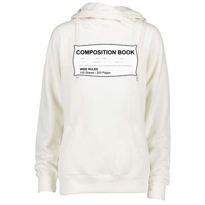 Composition Notebook Halloween Costume Couples Fancy Dress Womens Funnel Neck Pullover Hood