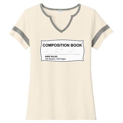 Composition Notebook Halloween Costume Couples Fancy Dress Ladies Halftime Notch Neck Tee